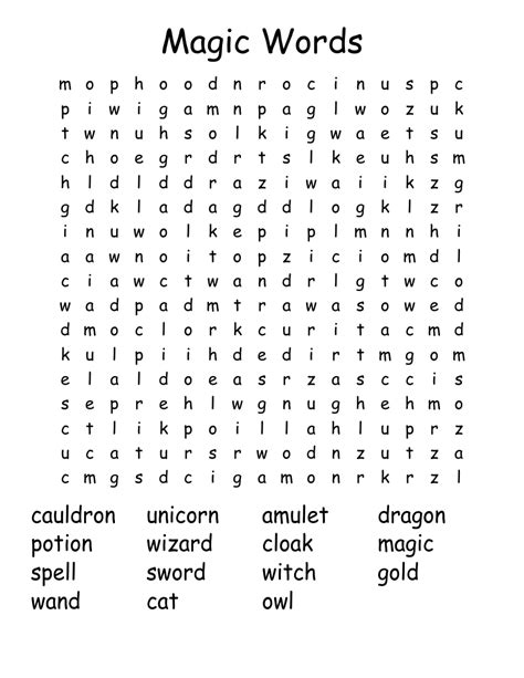 Seek and Spell: A Magical Word Find Adventure